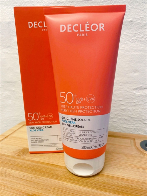 Decléor Aloe Vera Sun GelCream SPF 50 200 ml.